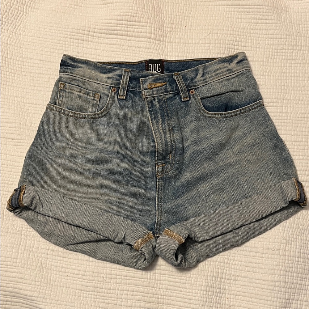 BDG Light Blue Jean Shorts